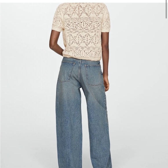 Mango Cotton Polo Crochet Top - Picture 4 of 4